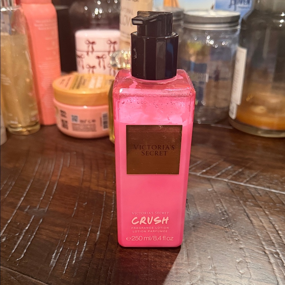 Victoria's Secret Crush Fragrance Lotion - Vibrant Pink